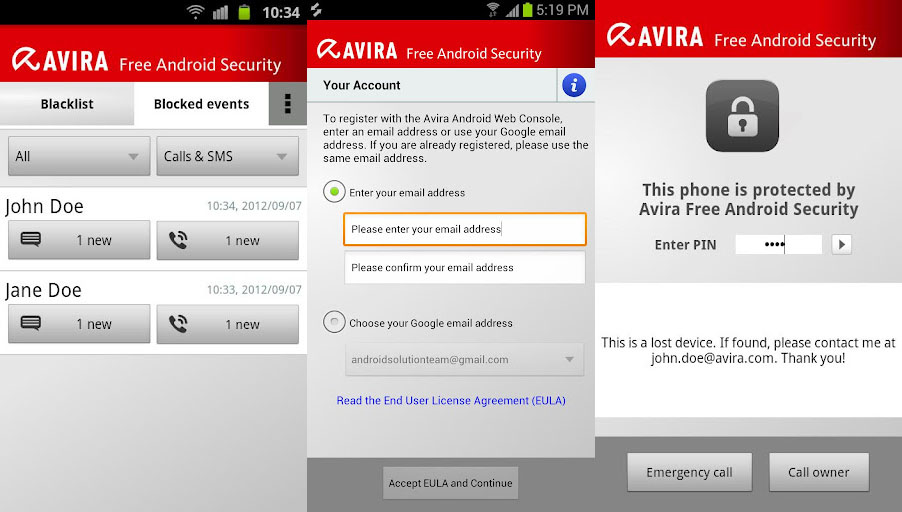 Bemutatkozott az Avira Free Android Security legfrissebb 1.1-es kiadása