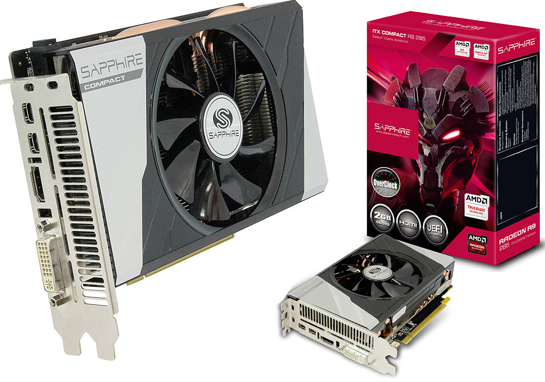 Bemutatkozott Sapphire R9 285 ITX Compact Edition