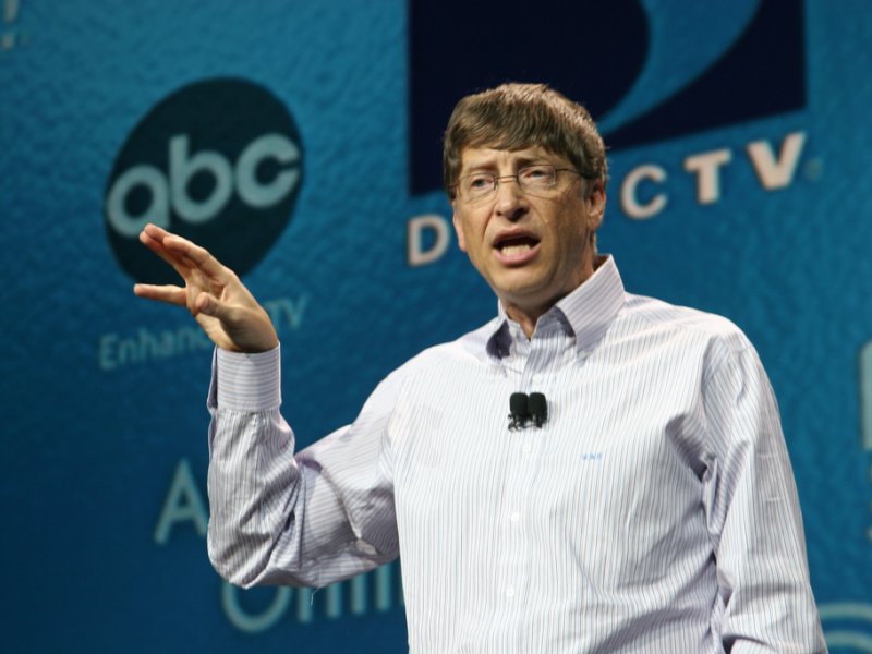 Bill Gates is beszédet mond a 2008-as CES-en