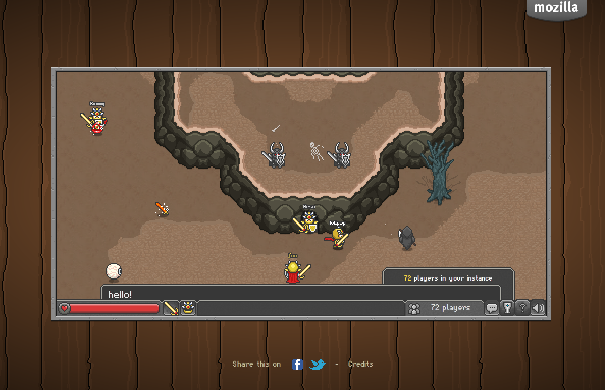 Böngészős MMO-t készítenek a Firefox fejlesztői