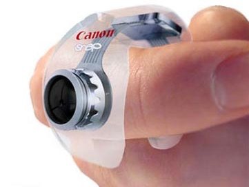 Canon Snap: gyűrűbe épített fényképezőgép
