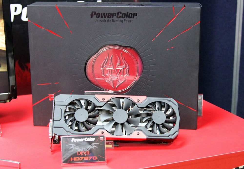 Computex 2013: A PowerColor bemutatta új HD 7870 Devil Edition gyorsítóját