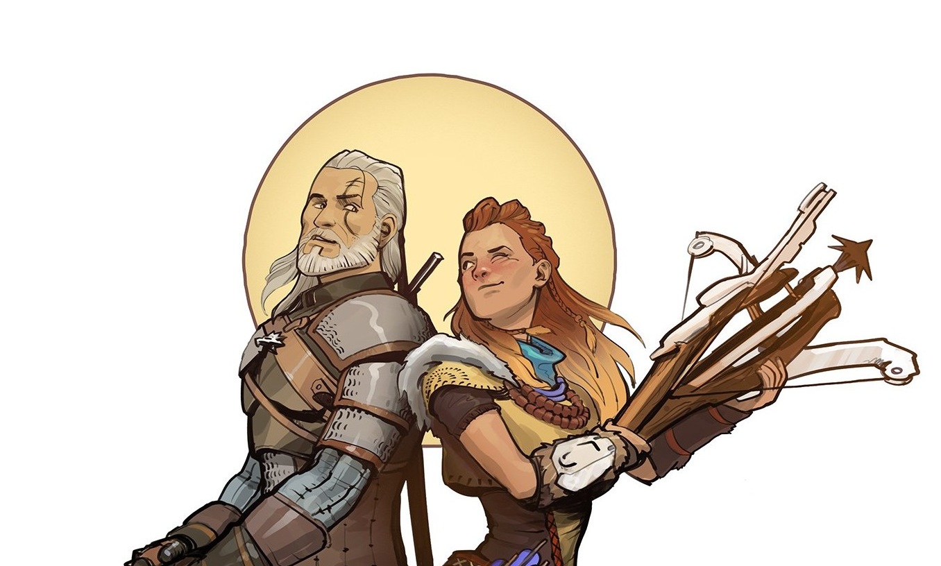 Cosplayerek ültették át a valóságba a The Witcher 3 és a Horizon Zero Dawn összeborulását