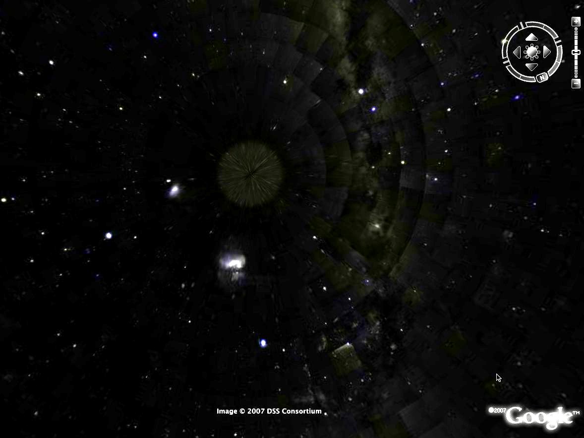 Csillagközi utazás a Google Earthszel