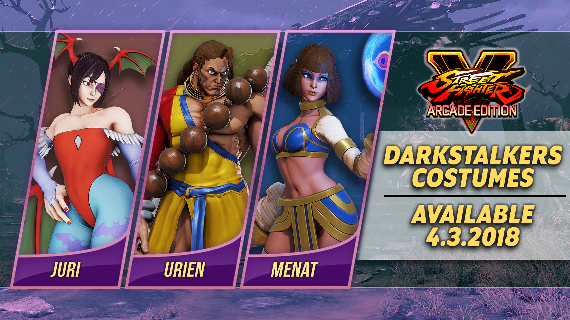 Darkstalkers kosztümökkel gyarapodik jövő héten a Street Fighter V