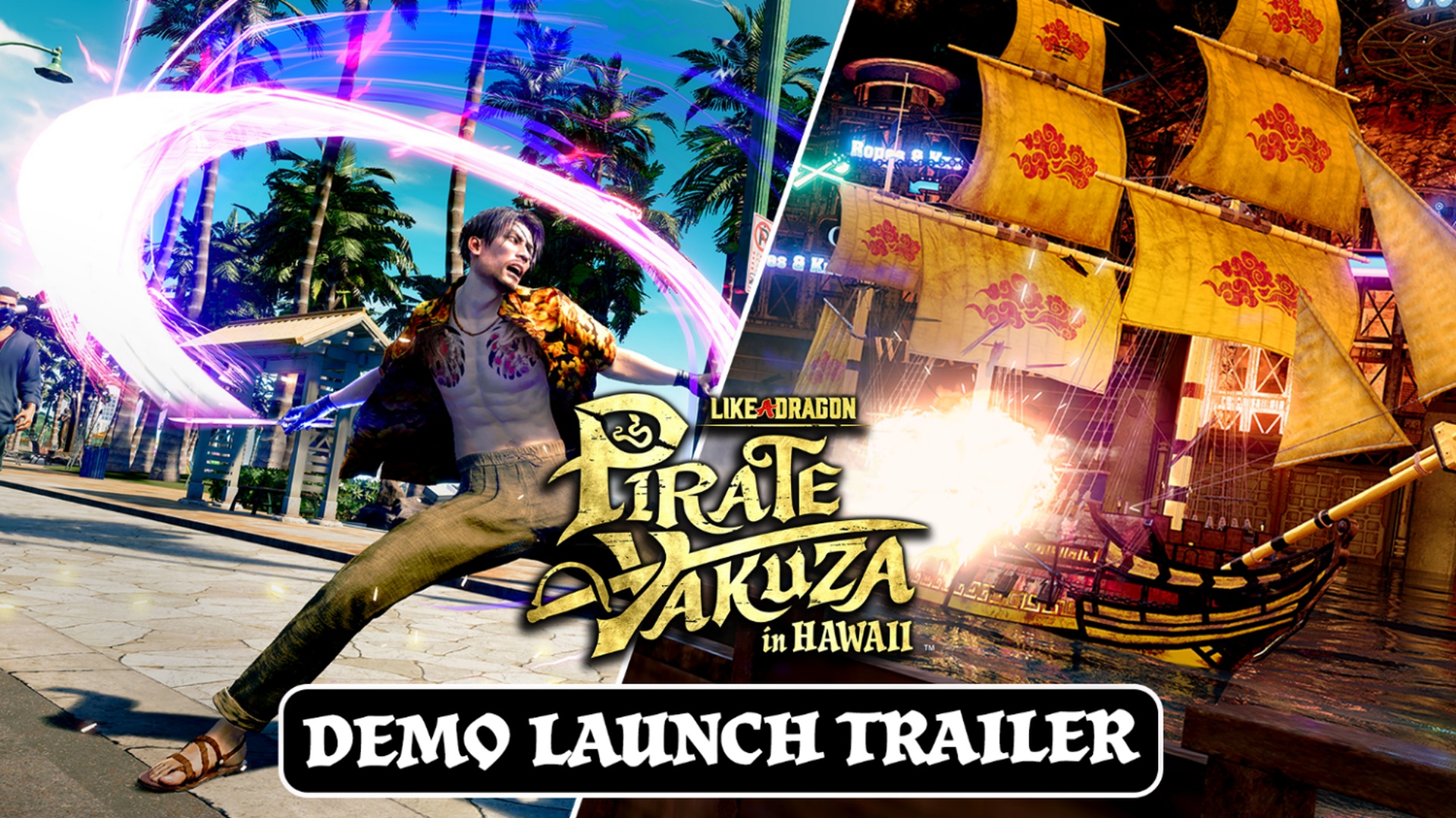 Demót kapott a Like a Dragon: Pirate Yakuza in Hawaii