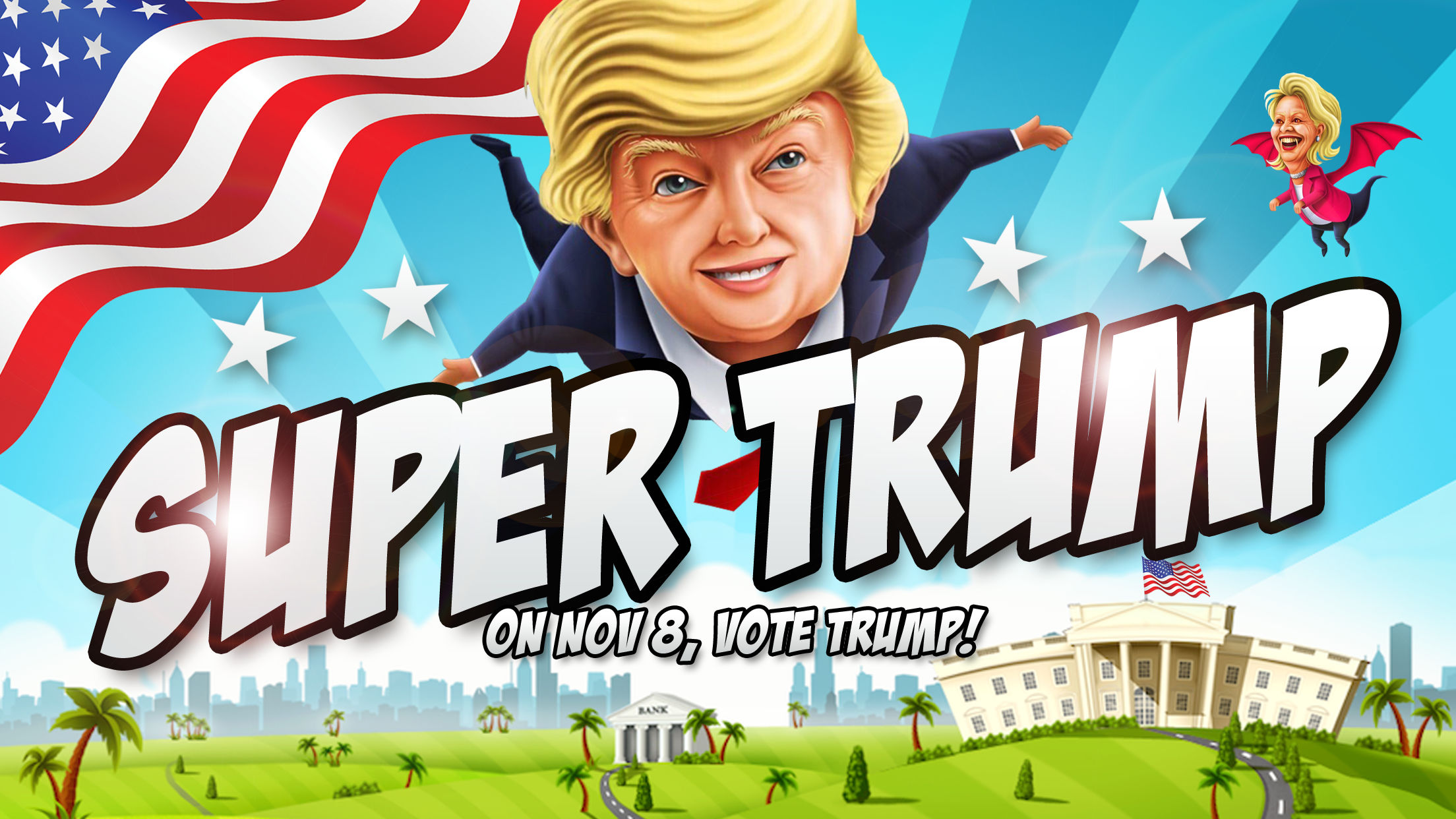 Donald Trump is nekiment a videojátékoknak