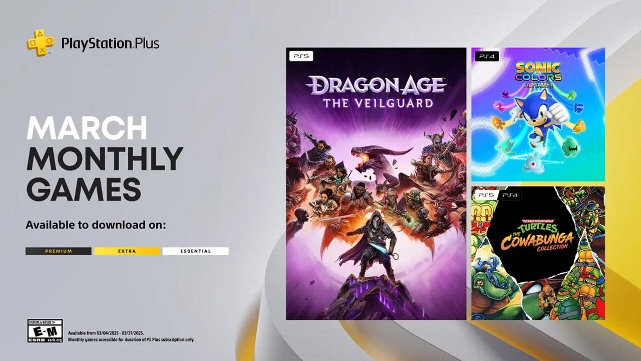 Dragon Age: The Veilguard és Sonic Colors a márciusi PS Plus kínálatban