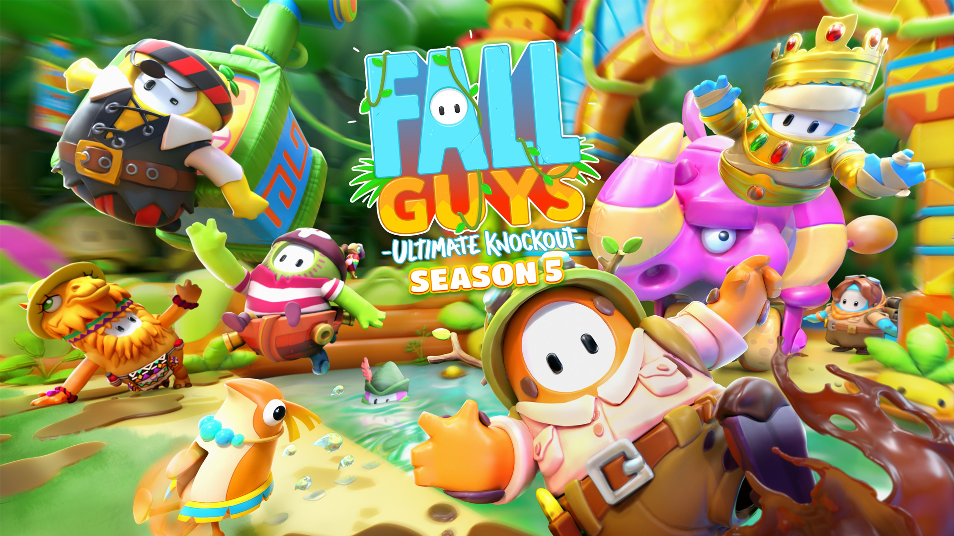 Dzsungeles tematikájú lesz a Fall Guys új szezonja