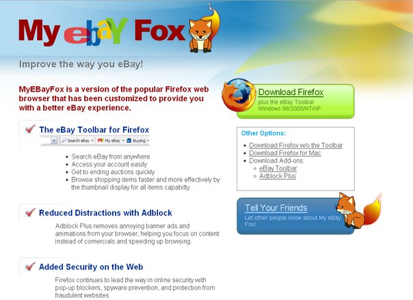 eBay aukciókeresőt épített a Mozilla