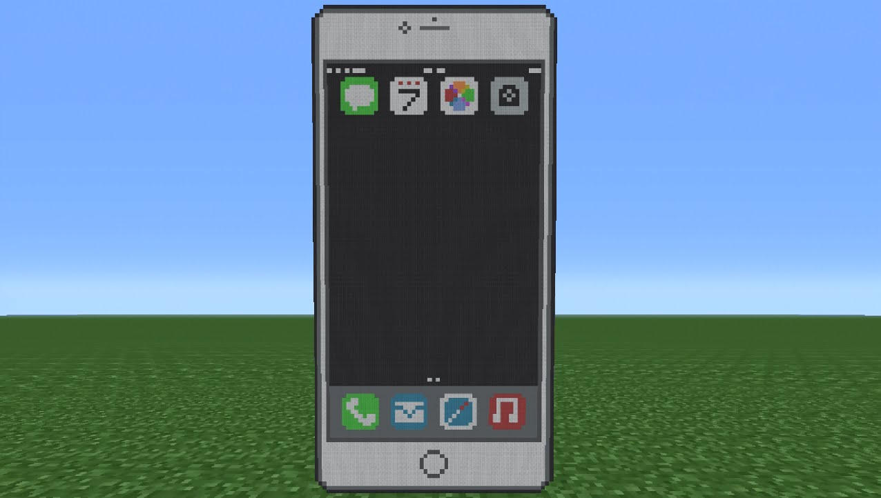 Működőképes okostelefon a Minecraftban