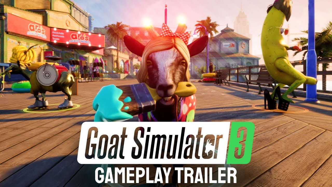 Egy darabig biztosan nem tudod majd elfelejteni a Goat Simulator 3 gamescom 2022-es trailerét