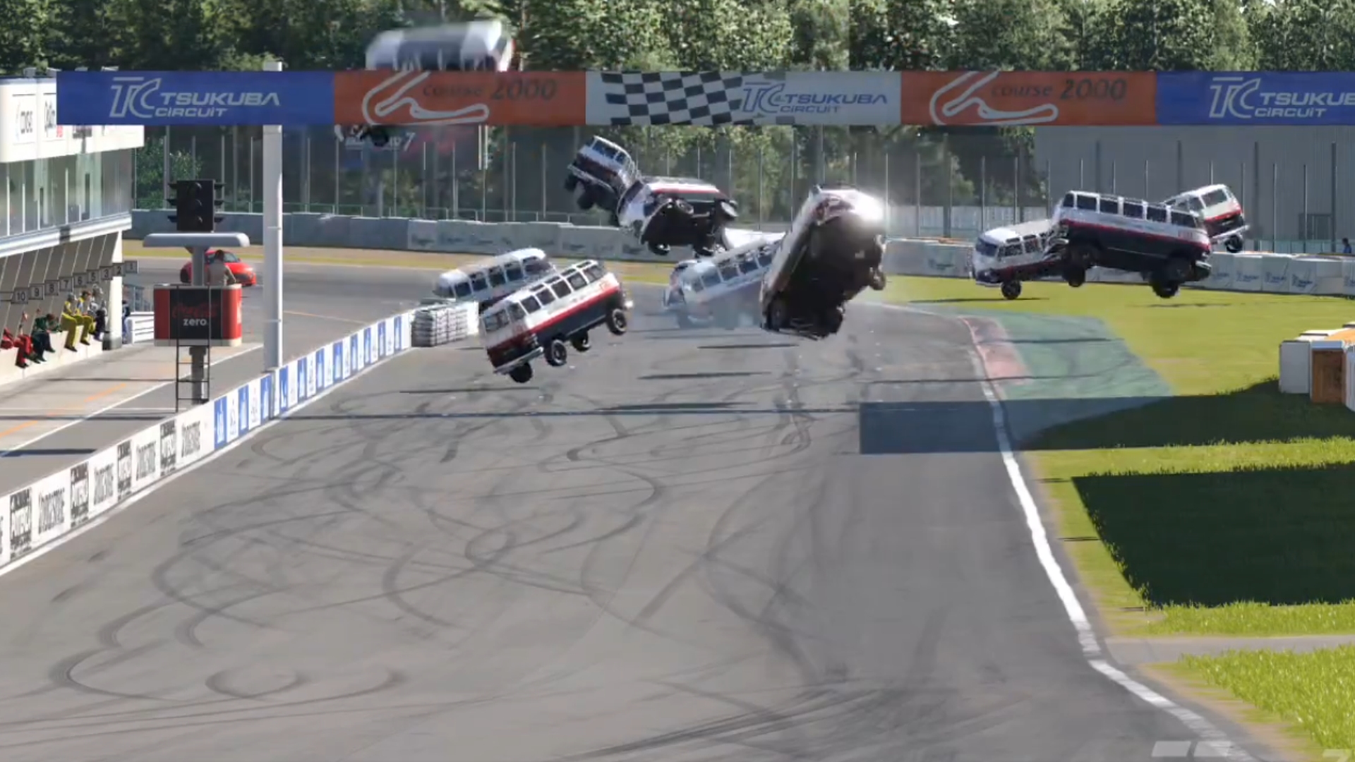 Egy hiba kilövi az autókat az égbe a Gran Turismo 7-ben