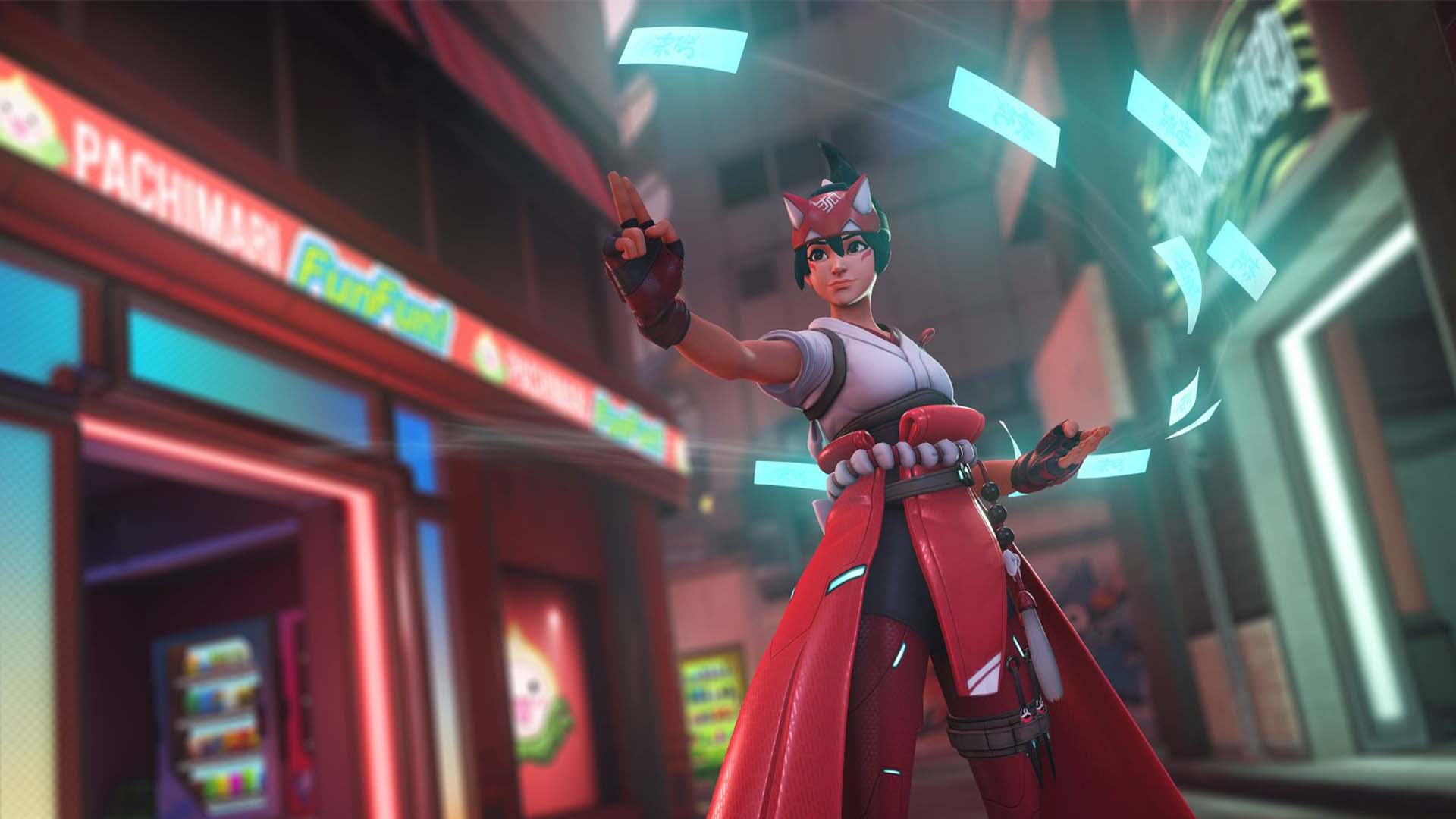 Egy vadiúj előzetessel mutatkozott be az Overwatch 2 rókalánya, Kiriko