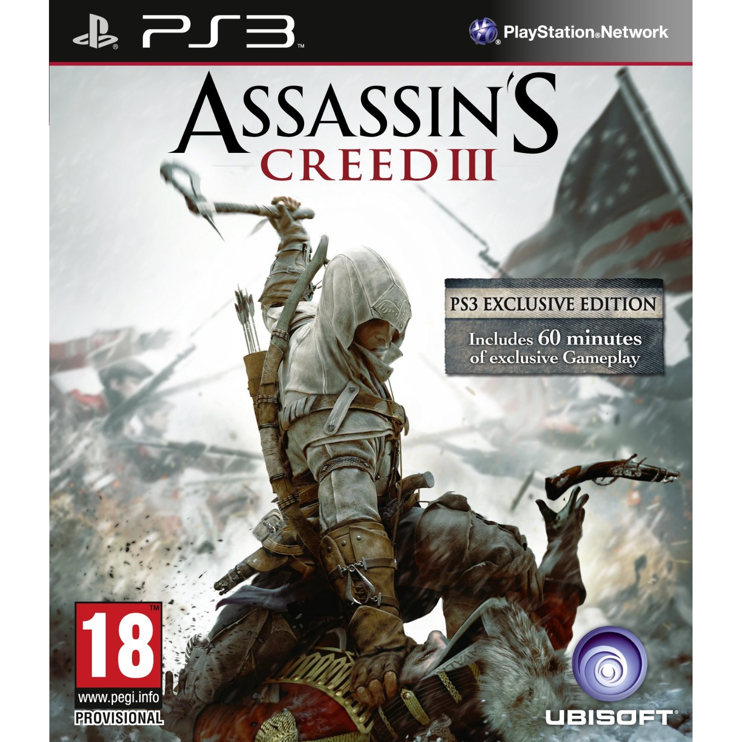 Egy órányi extra játékidővel rendelkezik majd a PlayStation 3-as Assassin's Creed III