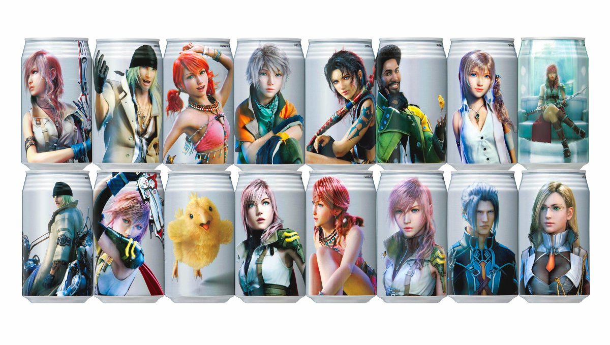 Elixir: Decembertől fogyaszthatók a Final Fantasy XIII italok Japánban a Suntory-tól