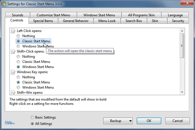 Elkészült a Classic Shell legfrissebb 3.6.1-es változata