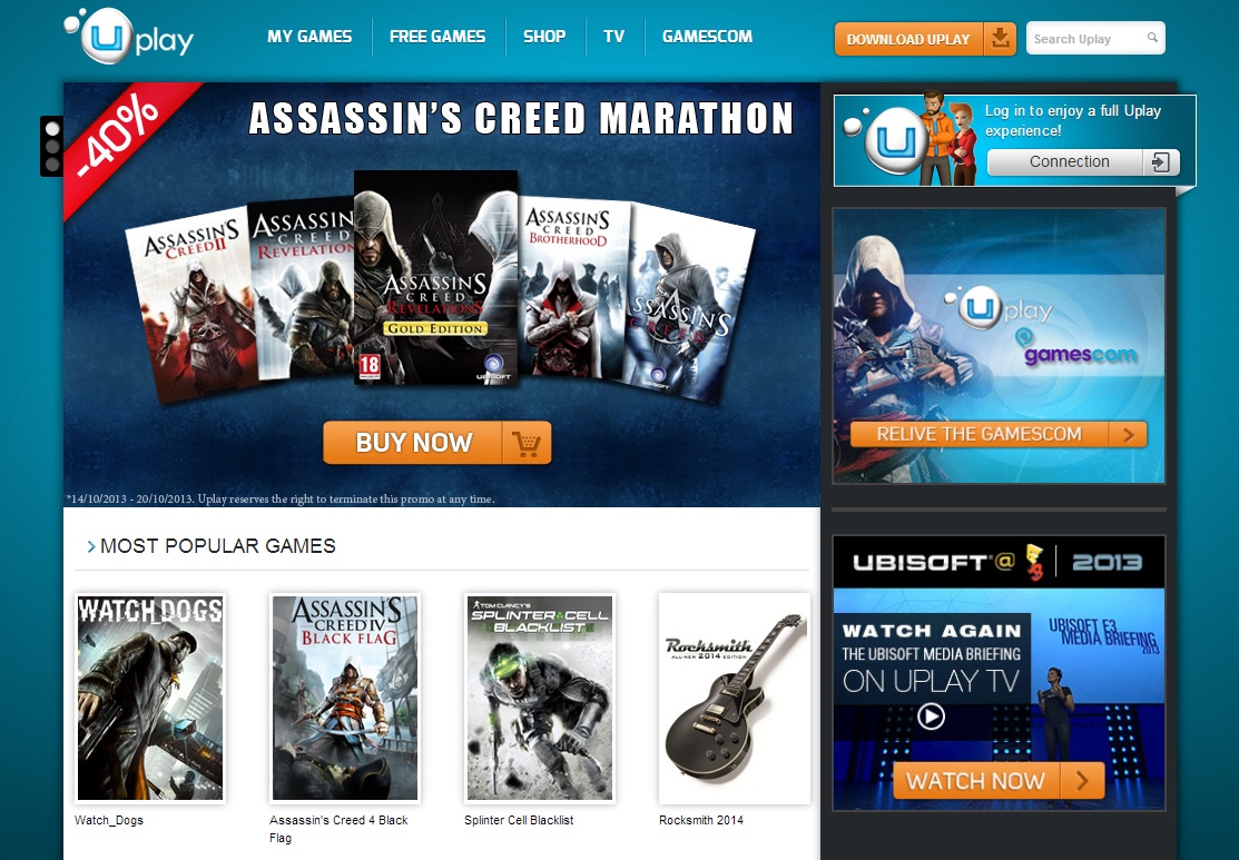 Elrajtolt a Uplay 4.0