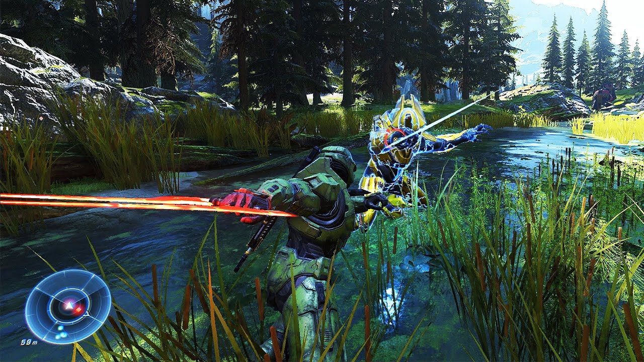 Ennek a modnak köszönhetően már külső nézetből is élvezhető a Halo Infinite