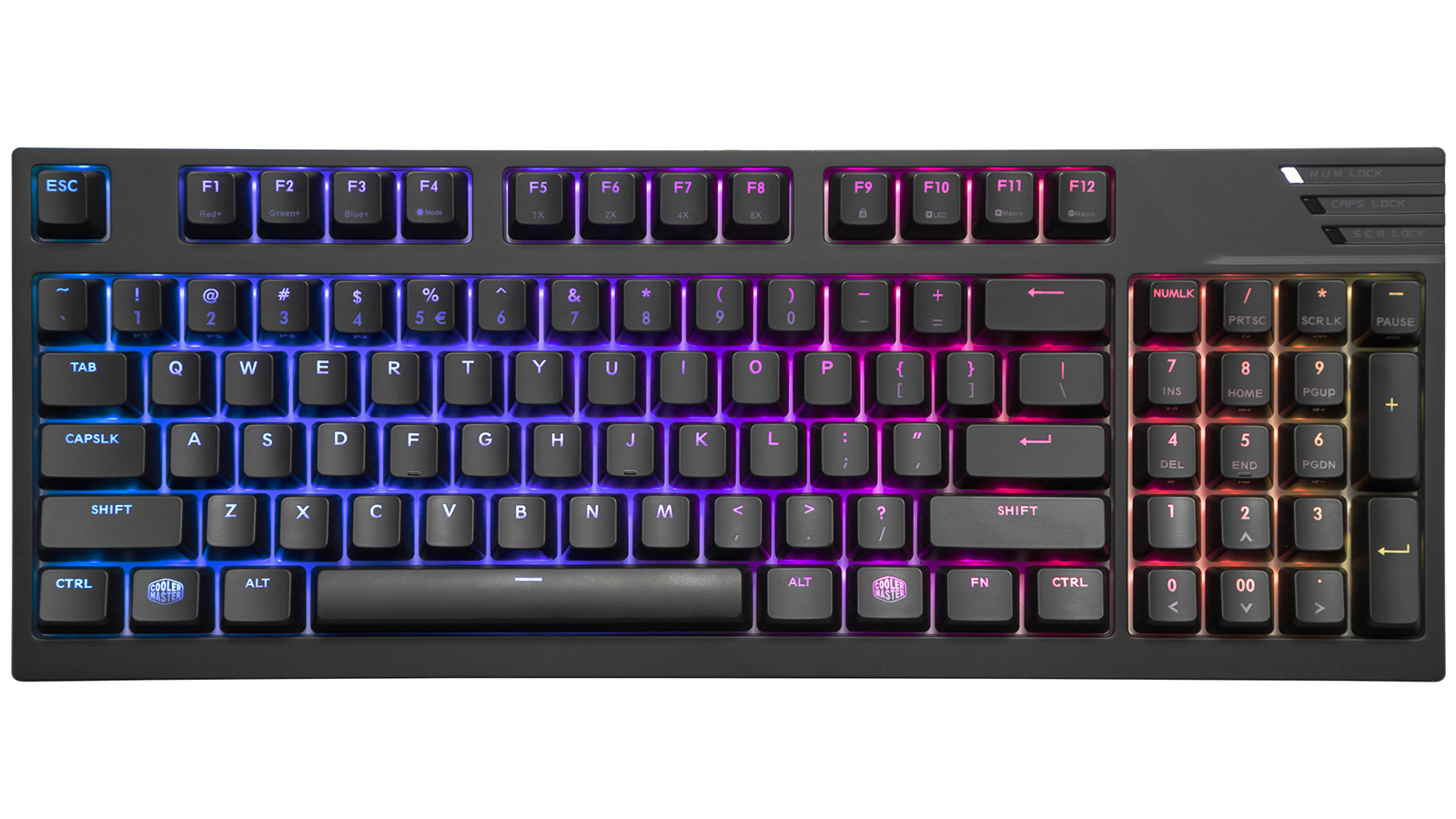 Érdekes kiosztást kapott a Cooler Master új billentyűzete