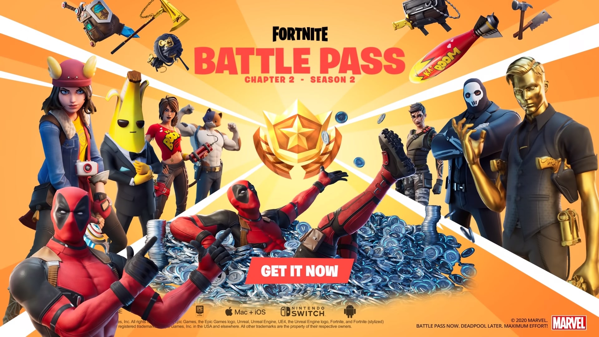 Érkezik Deadpool a Fortnite-ba