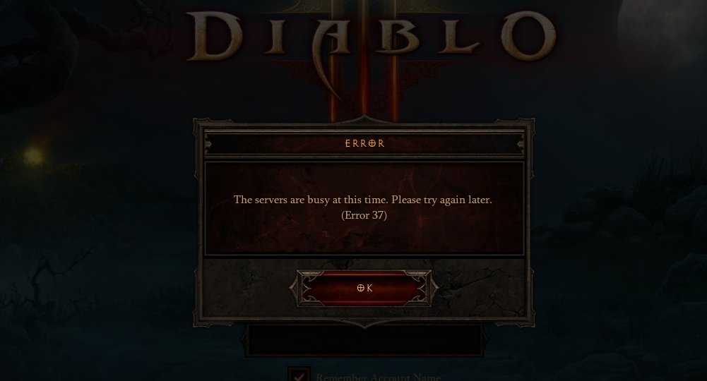 Error 37: Teljes árvisszatérítést ajánl dél-koreai Diablo III játékosainak a Blizzard