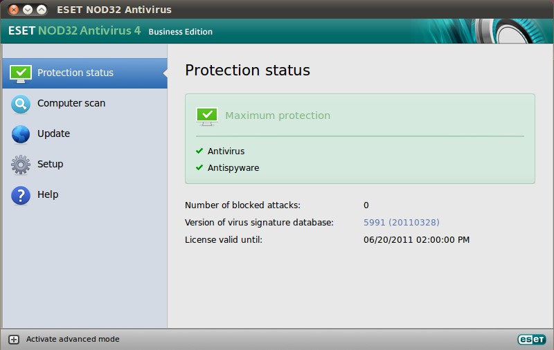 ESET NOD32 Antivirus mostantól Linuxra is!