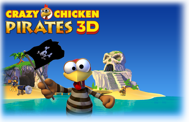 Európában is elérhető a Crazy Chicken Pirates 3D
