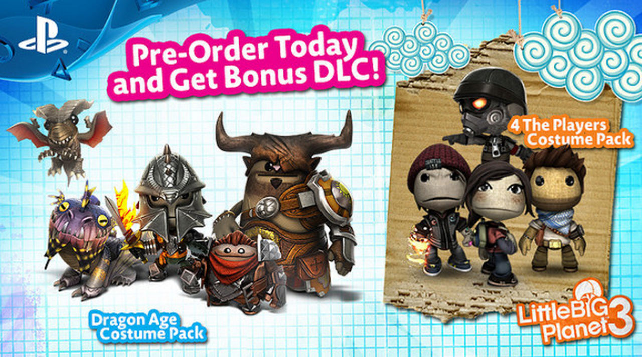 Európai LittleBigPlanet 3 előrendelői bónuszok