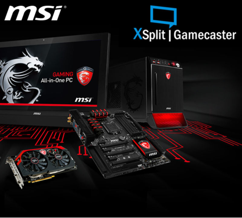 Ezentúl már az XSplit Gamecaster V2 előnyeit élvezhetik az MSI Gaming termékek tulajdonosai