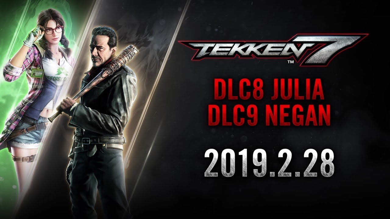 Február 28-án jön Negan és Julia a Tekken 7-be