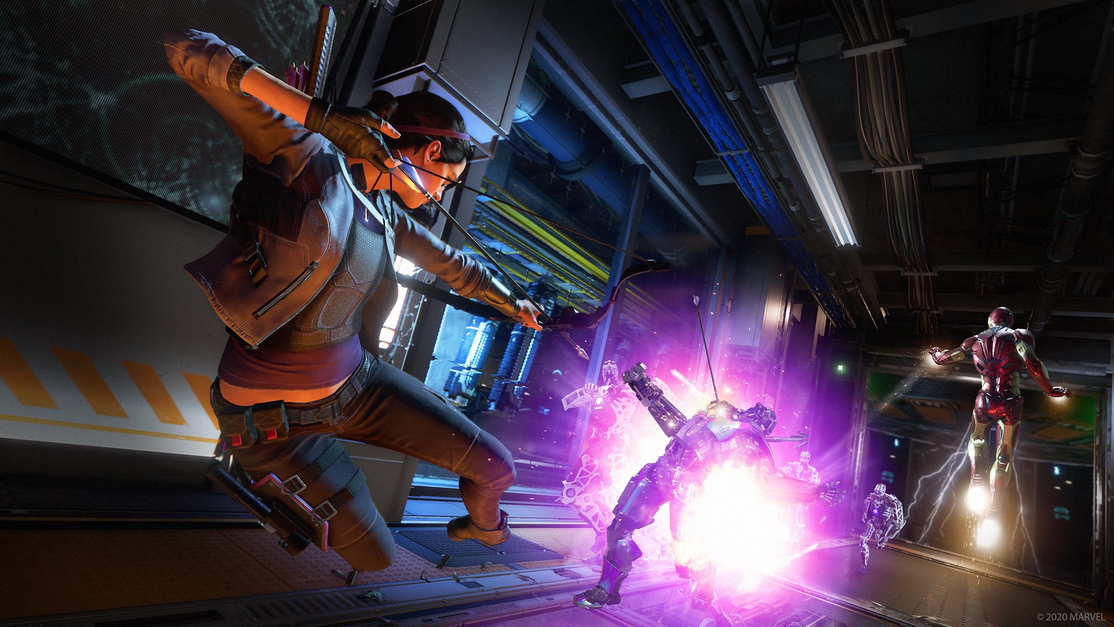 Februárban láthatjuk mozgás közben a Marvel's Avengers next-gen változatát és Sólyomszemet