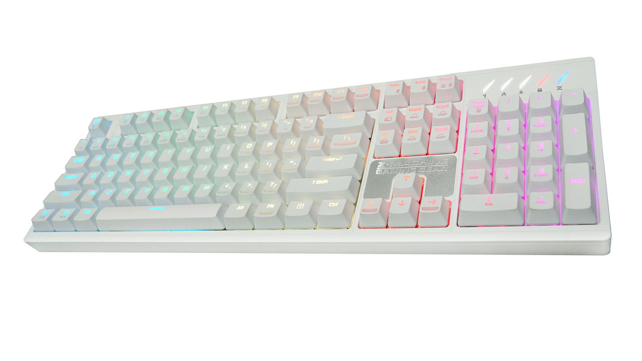 Fehérben tündököl a Zalman billentyűzete