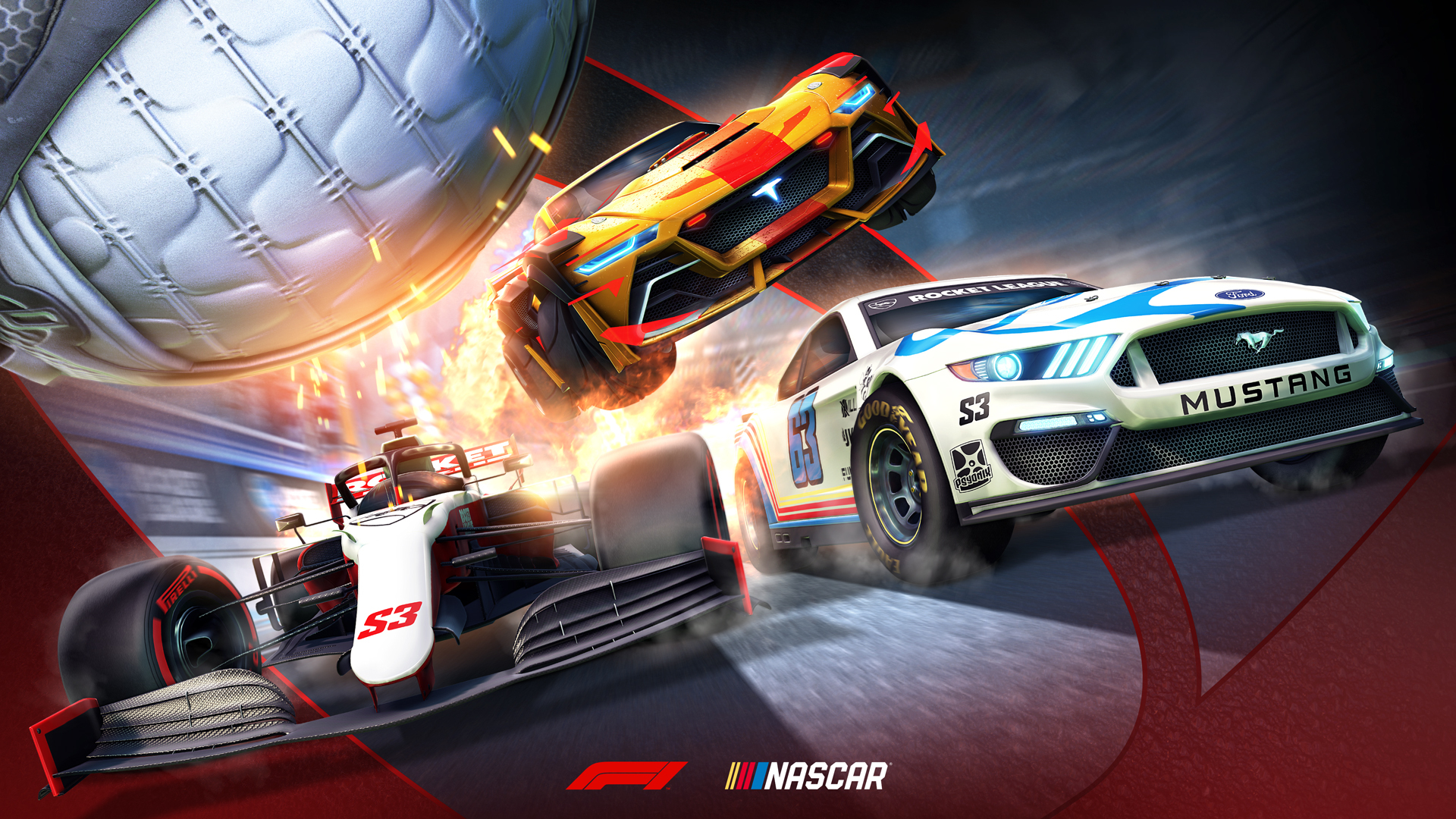 Forma 1-gyel és NASCAR-ral gyarapodik a Rocket League