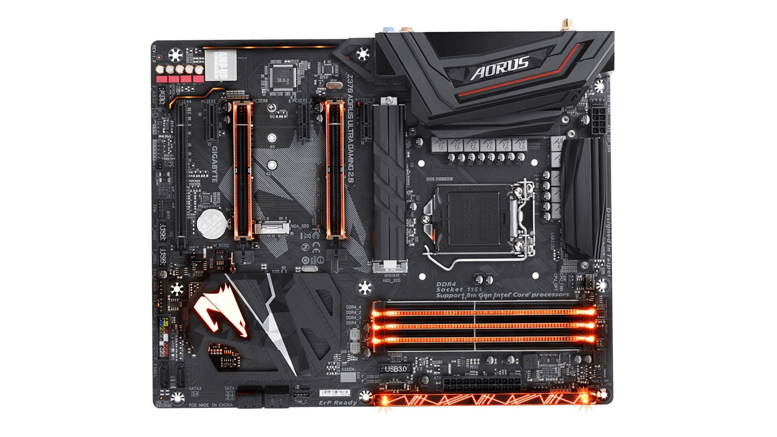 Frissített változatot kap a Gigabyte Aorus Z370 Ultra Gaming alaplap