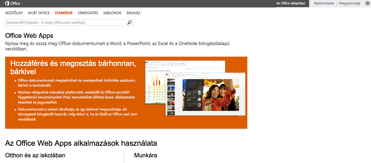Frissített külsőt kapott a Microsoft Office Web Apps szolgáltatása