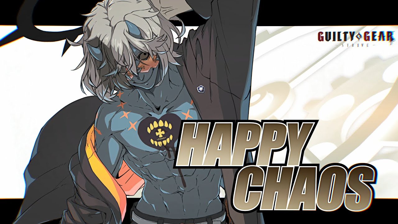 Gameplay traileren Happy Chaos, a Guilty Gear Strive harmadik DLC karaktere