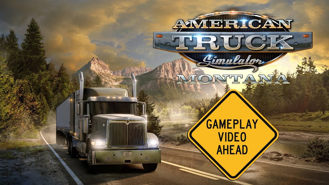 Gameplay videón az American Truck Simulator: Montana kiegészítő