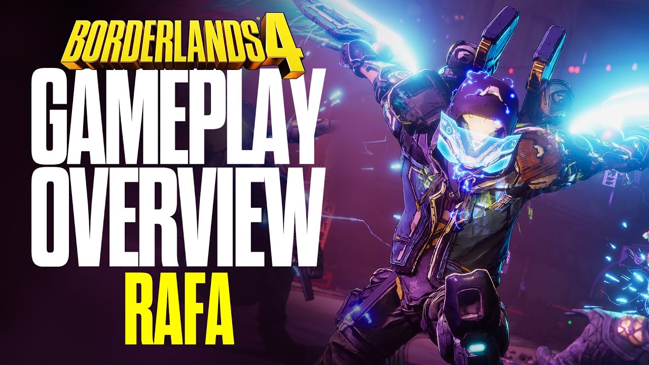 Gameplay videón Rafa, a Borderlands 4 vagány exo-katonája