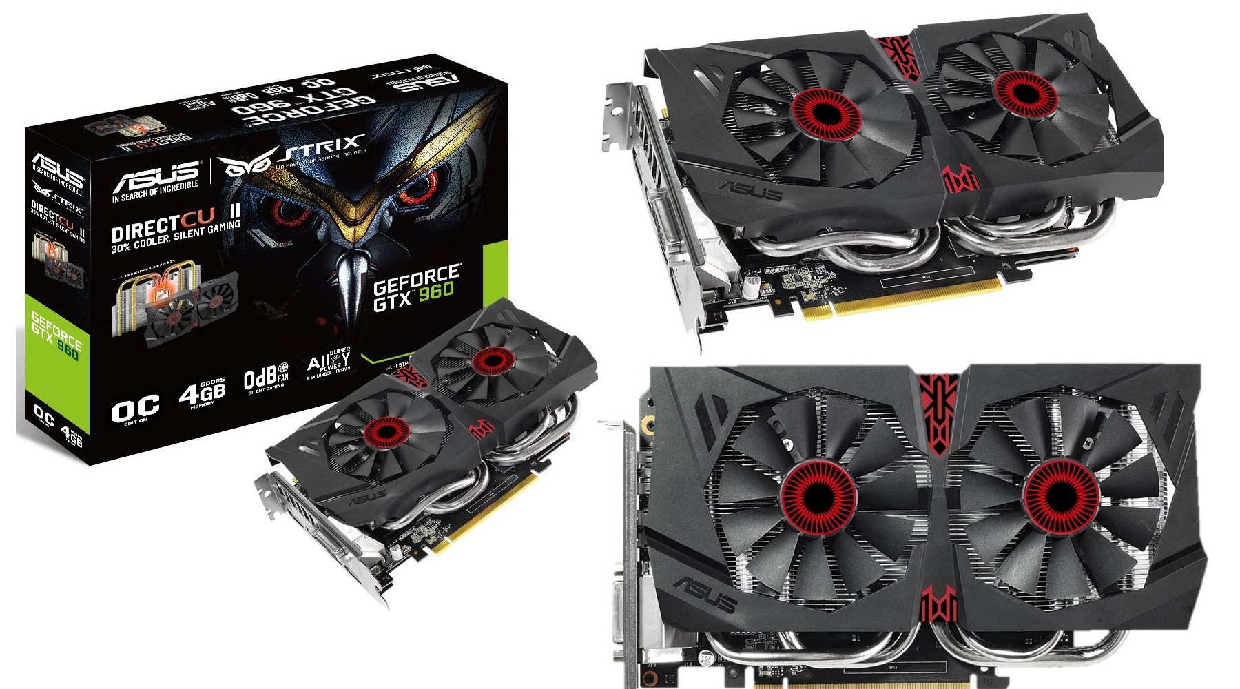 GeForce GTX 960 STRIX 4GB néven érkezik az ASUS legújabb kártyája