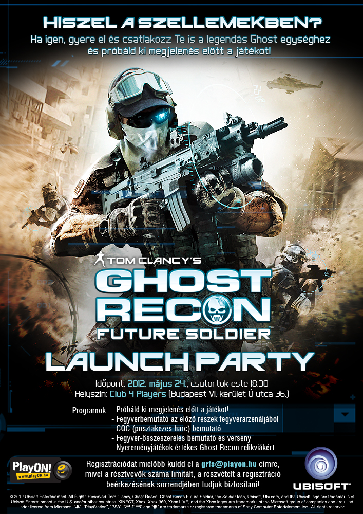 Ghost Recon Future Soldier Launch Party
