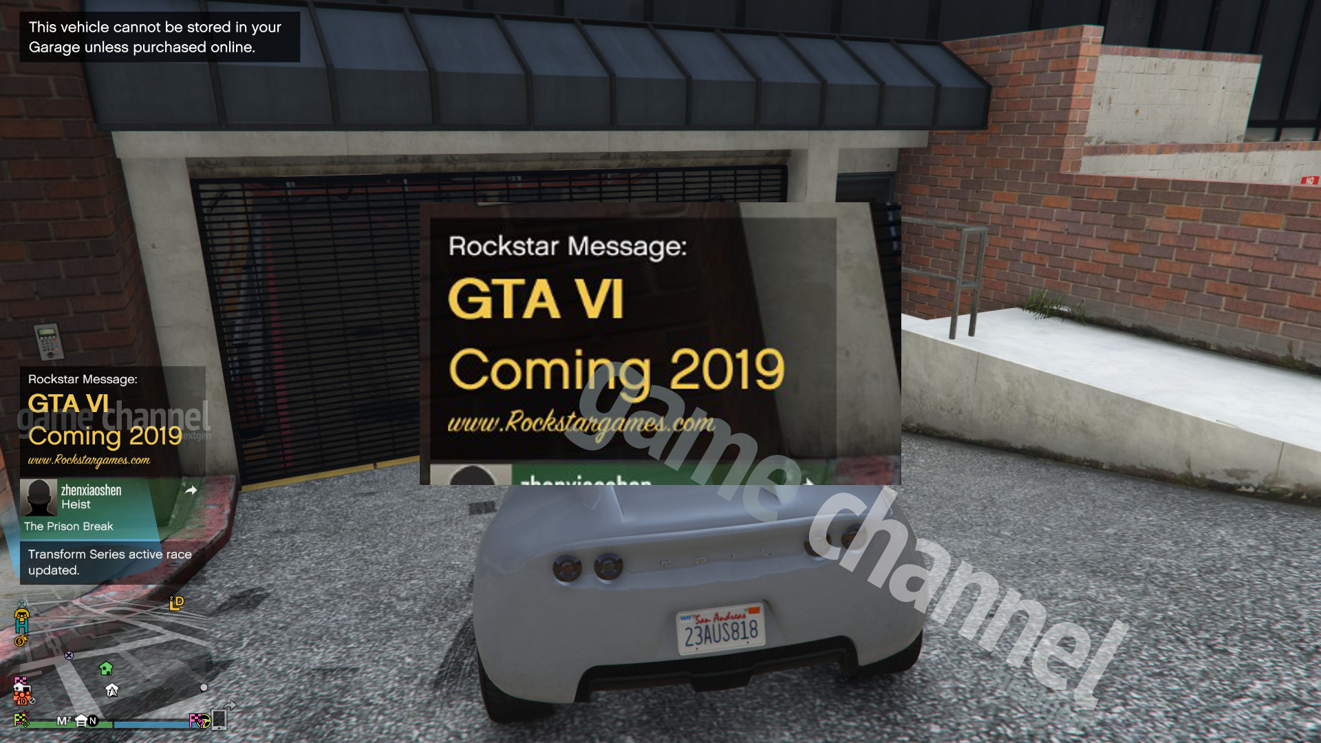 Grand Theft Auto VI bejelentés bukkant fel a GTA Online-ban!