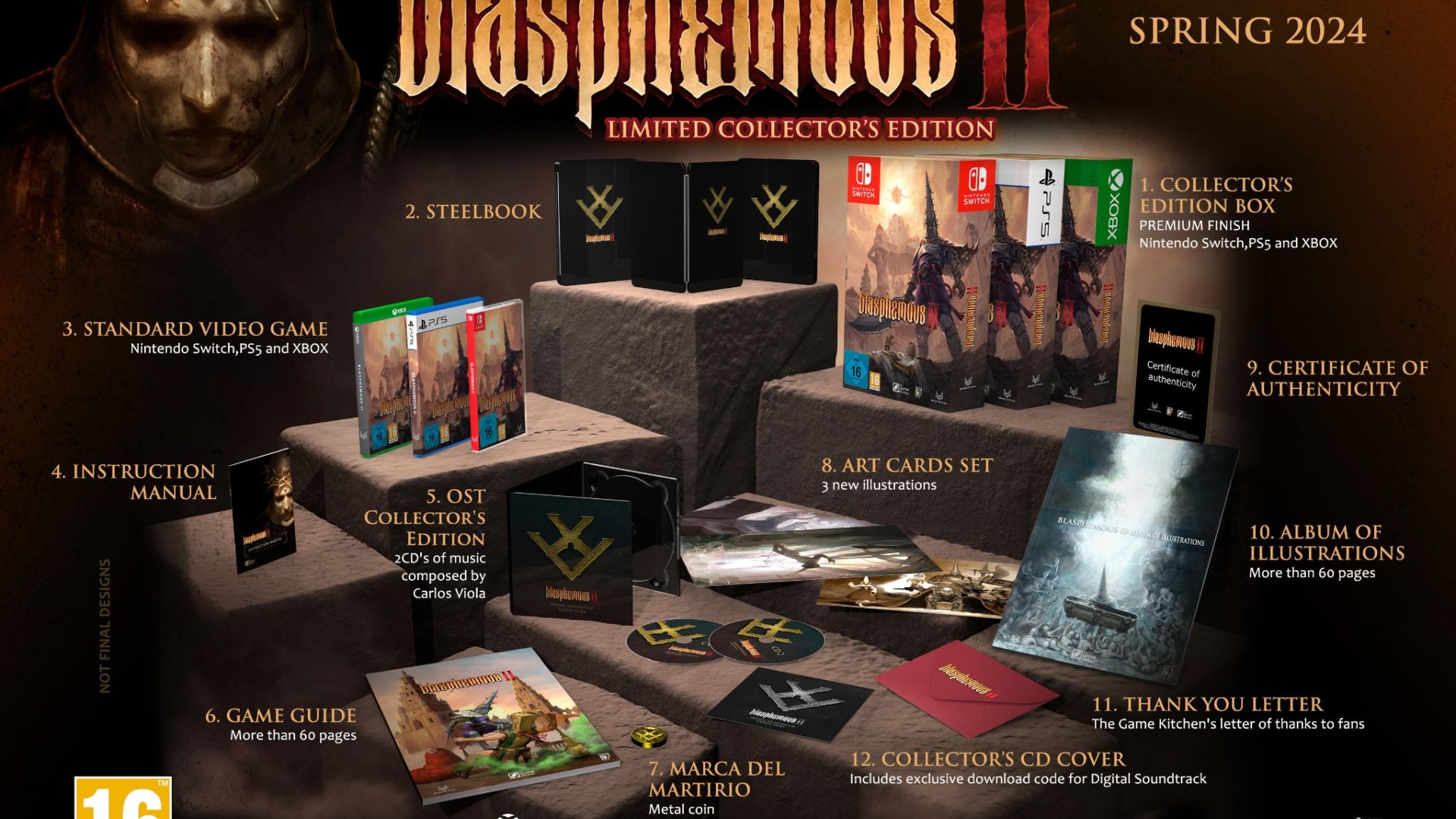 Gyűjtői kiadásban is érkezik a Blasphemous II