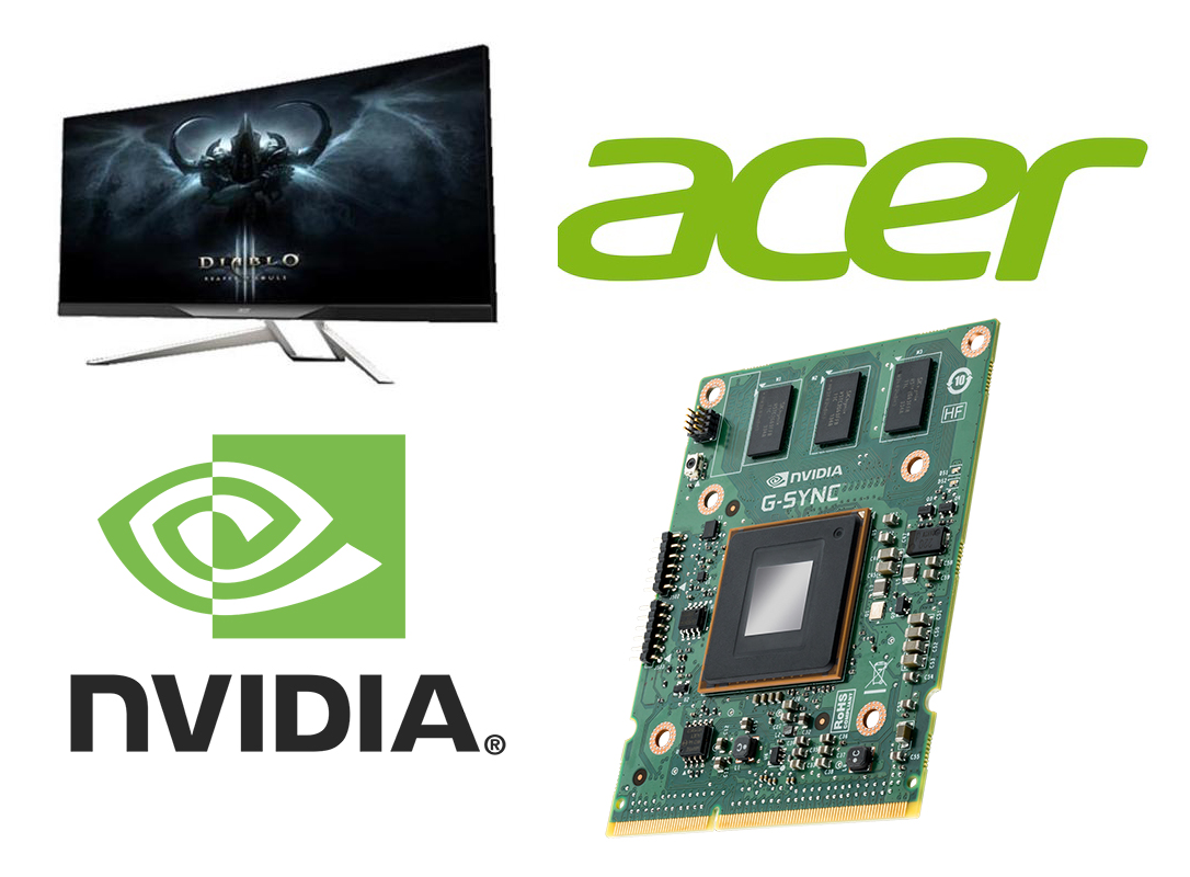 Hajlított gamer monitor érkezik az Acer műhelyéből