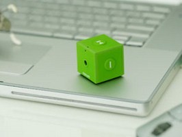 Hajtogatható kocka-mp3-lejátszó