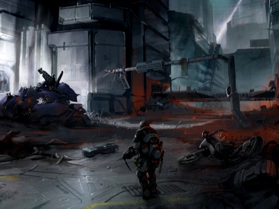 Halo 3: ODST: Koncepciós rajzok
