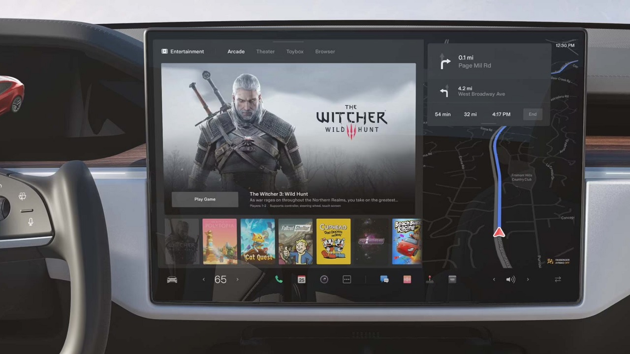 Hamarosan gamer autót csinál a Steam a Teslából