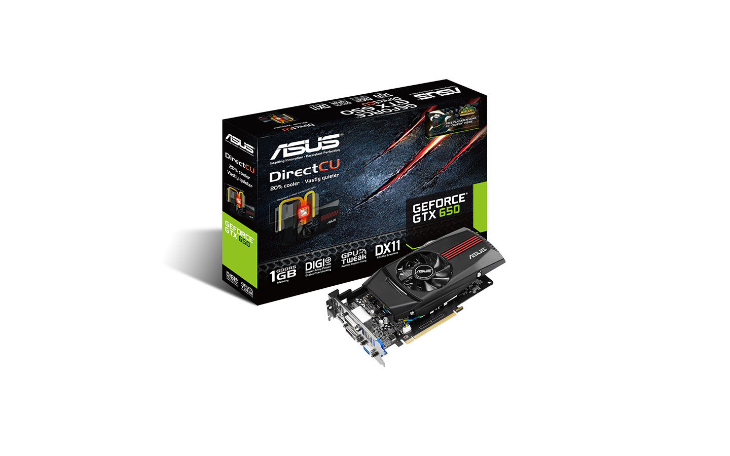 Hamarosan érkeznek az Asus Mists of Pandaria kiadású GTX 650-es gyorsítói