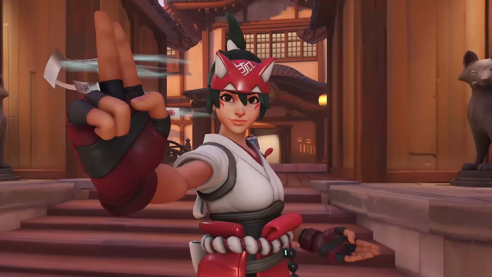 Hangulatos animációs kisfilmet kapott Kiriko, az Overwatch 2 legújabb hőse