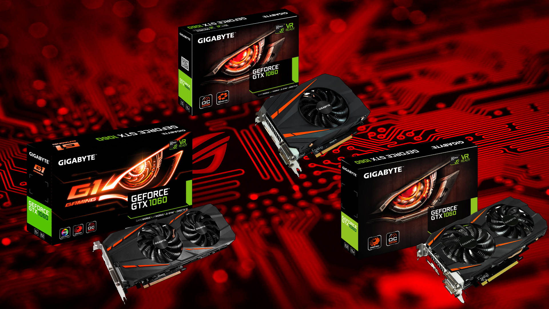 Három modellel debütál a Gigabyte GTX 1060 3GB széria